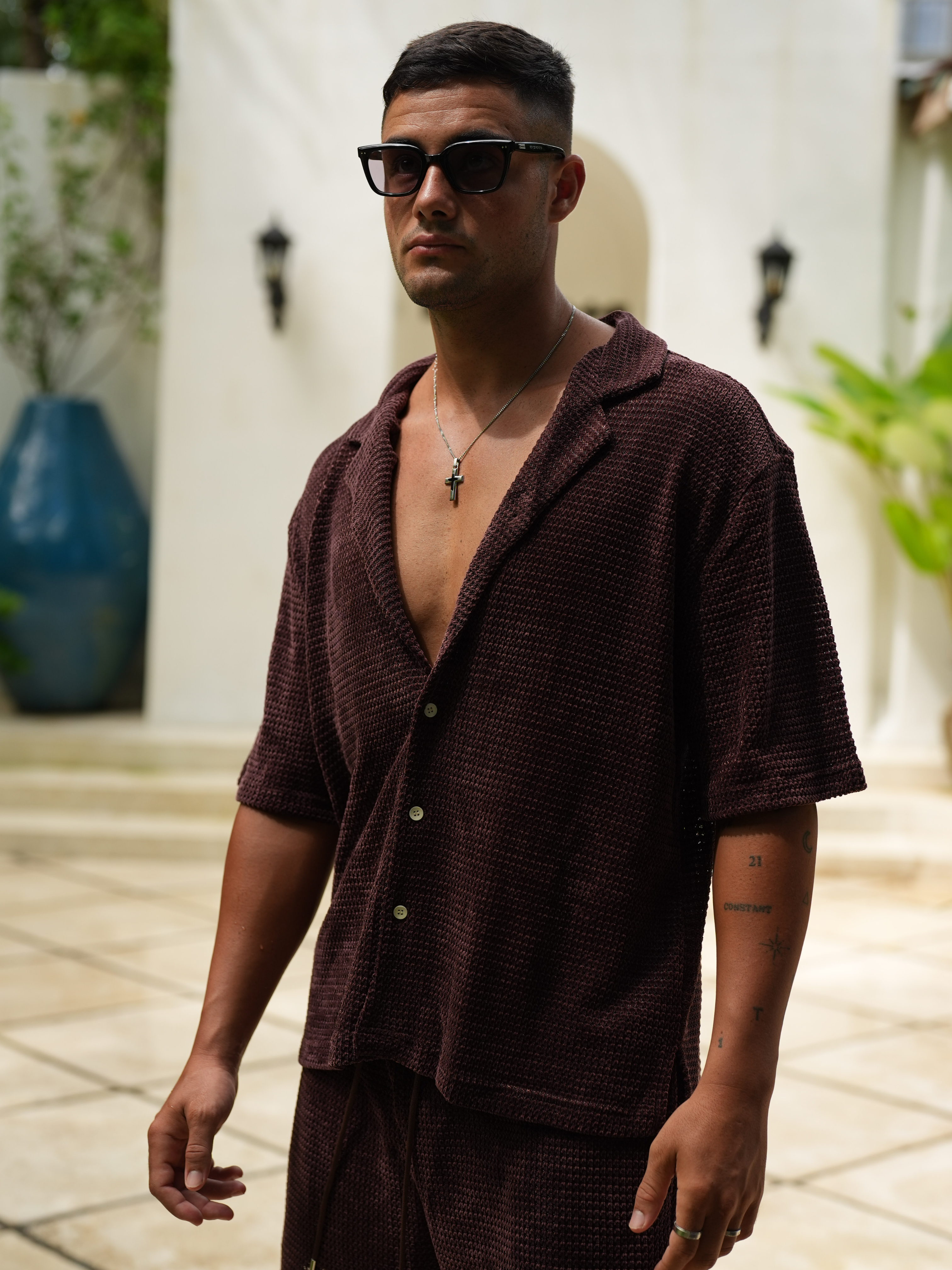 Arlo Shirt - Wine