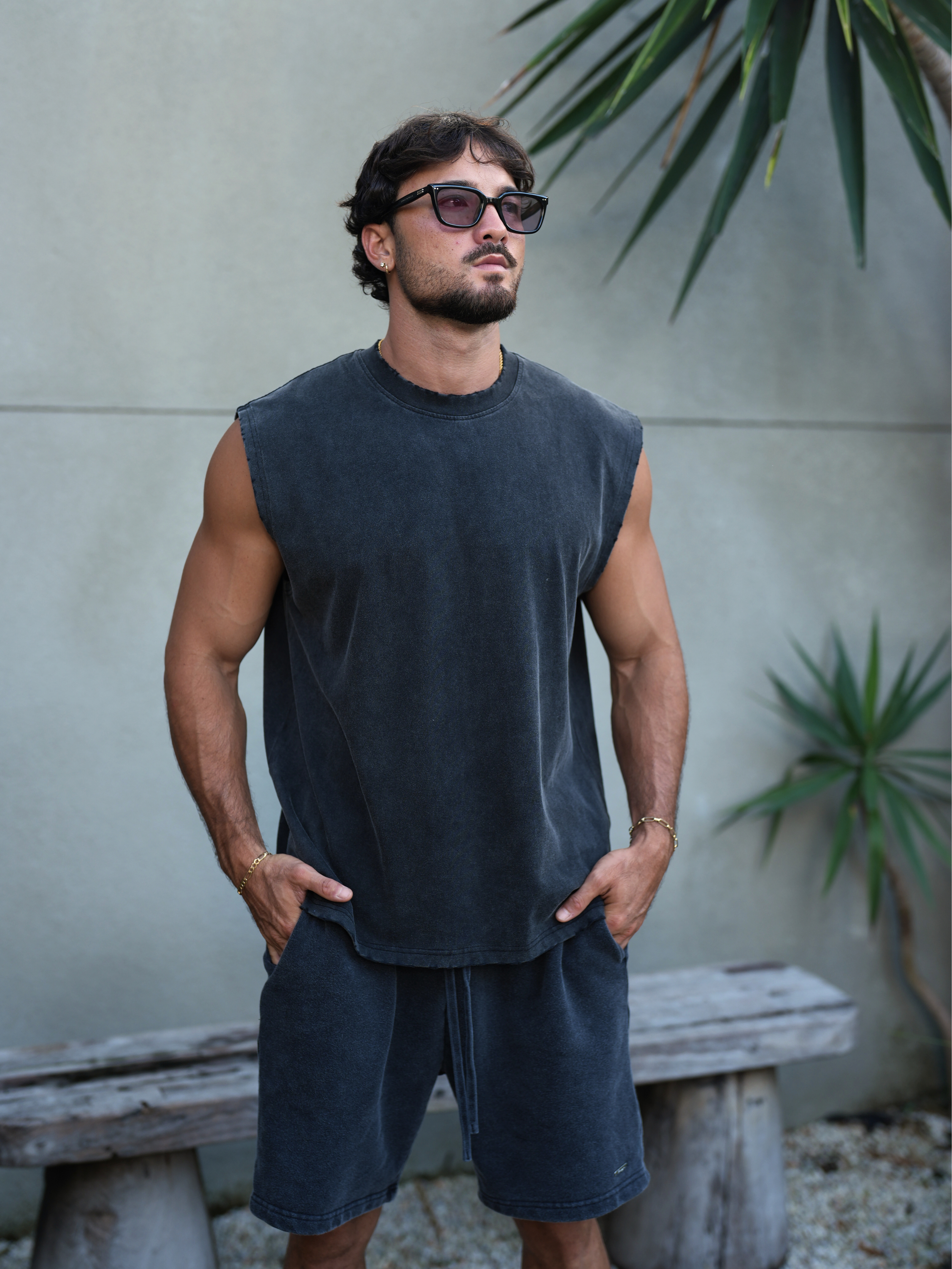 Niro Tank - Washed Black