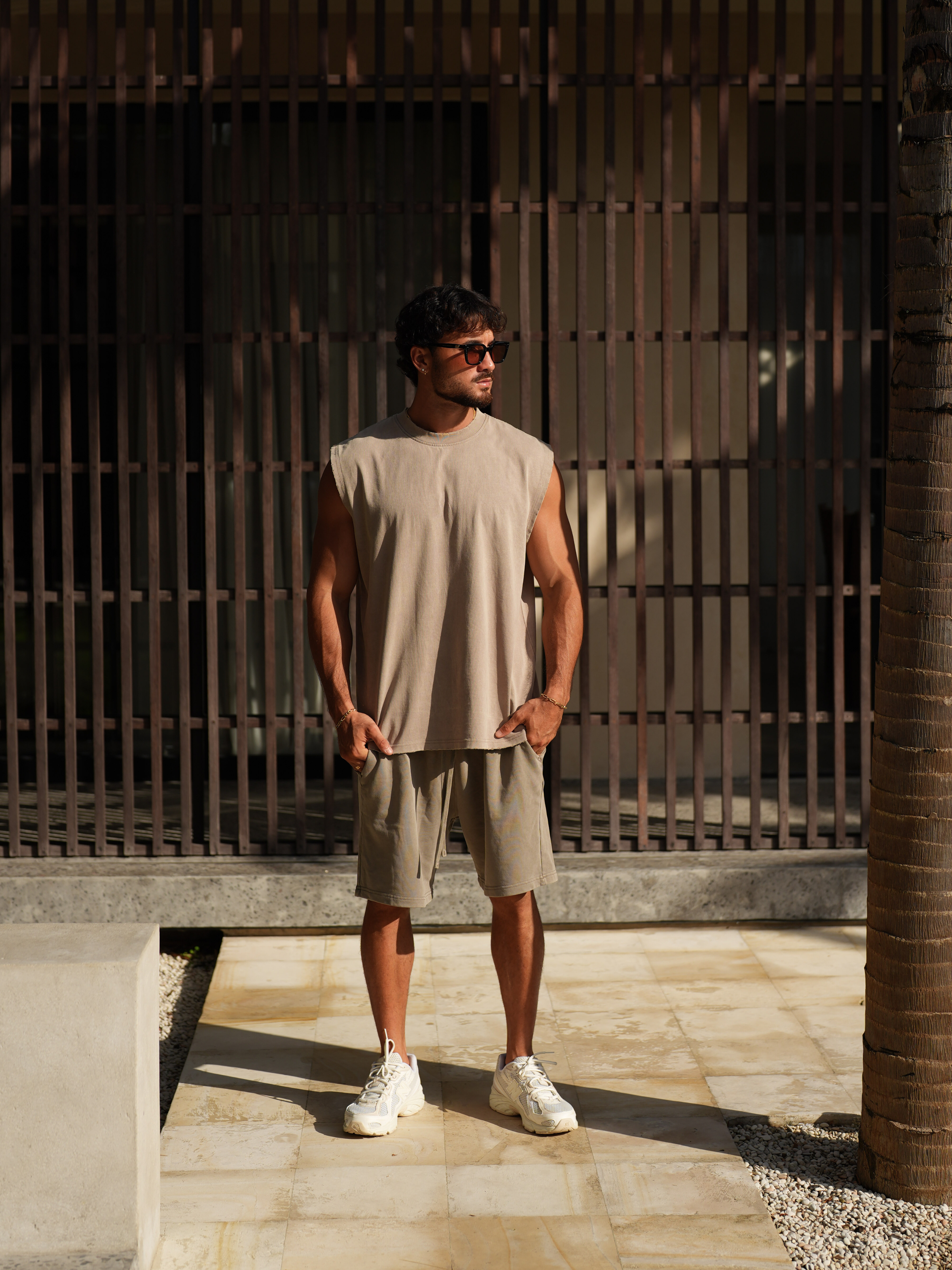 Niro Tank - Washed Taupe