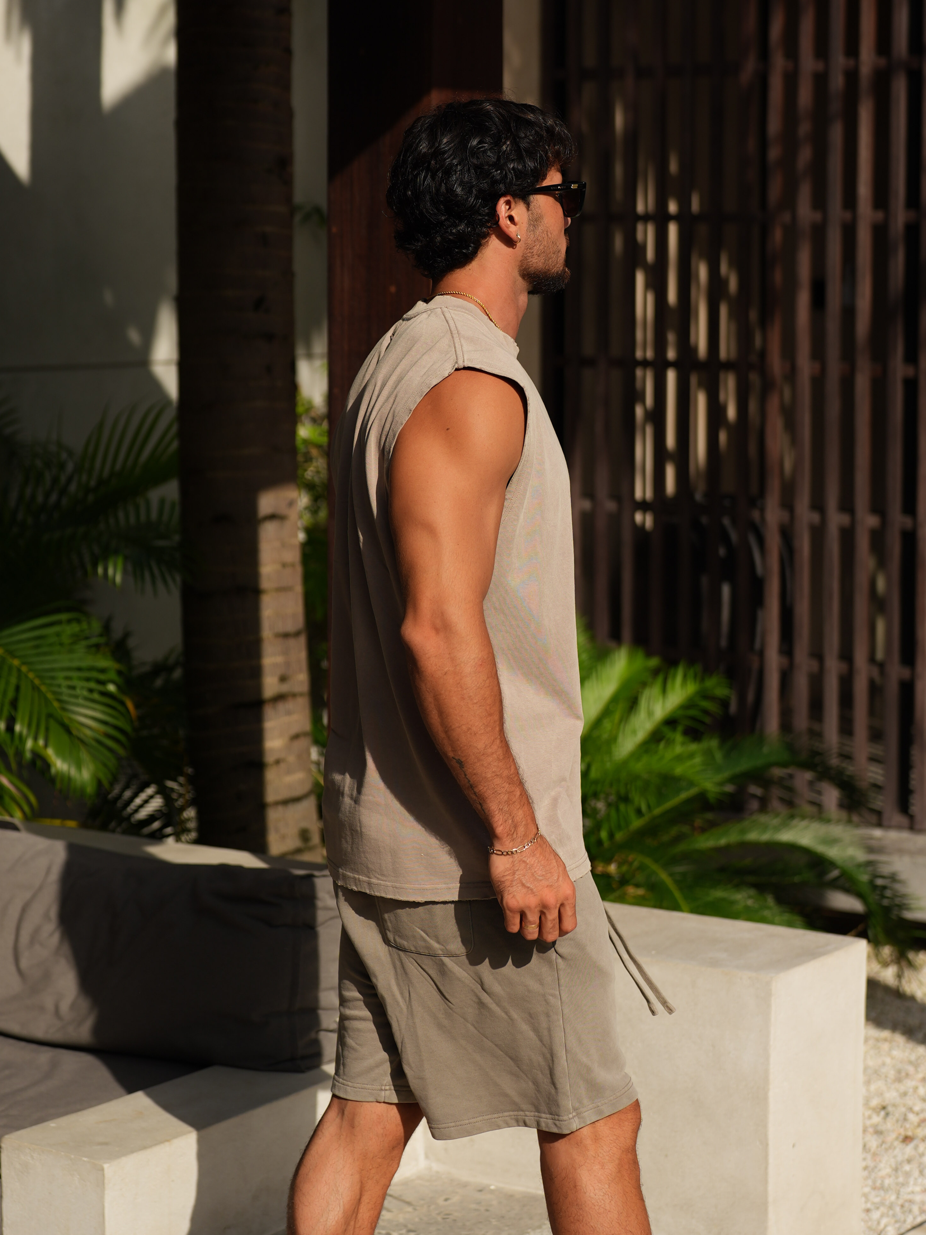 Niro Tank - Washed Taupe